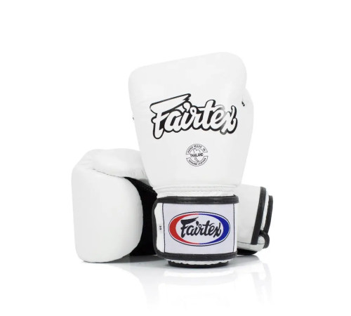 Рукавички боксерські з бинтами Fairtex BGV1 14 унцій, білі