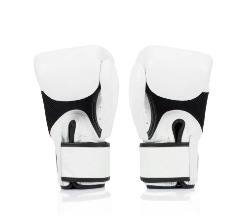 Рукавички боксерські з бинтами Fairtex BGV1 14 унцій, білі