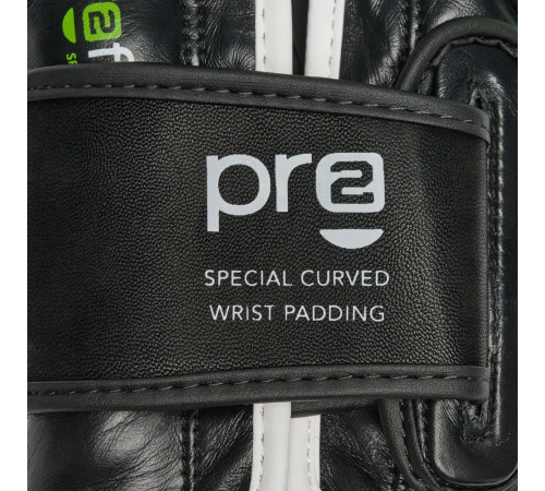 Рукавички боксерські з бинтами Leone GN115 PROFESSIONAL 2 розмір 16 унцій, чорно-зелені