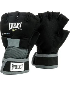 Рукавички боксерські Everlast EVERGEL HAND WRAPS розмір XL, чорно-сірі