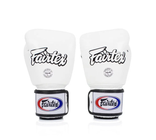 Рукавички боксерські з бинтами Fairtex BGV1 12 унцій, білі