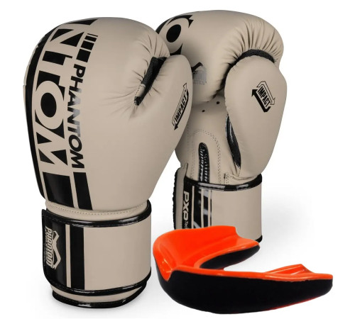 Рукавички боксерські з капою Phantom APEX Sand 16 унцій, бежевий