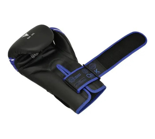 Рукавички боксерські дитячі з капою RDX 4B Robo Kids розмір 6 унцій, чорно-сині