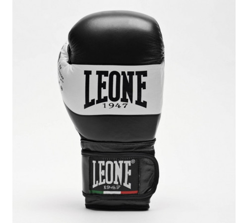 Рукавички боксерській Leone Shock 16 унцій, чорно-білі