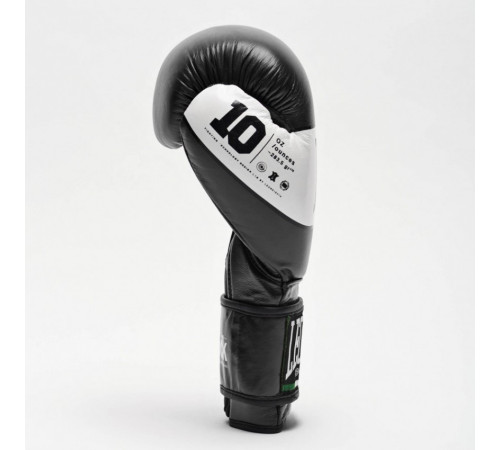 Рукавички боксерській Leone Shock 16 унцій, чорно-білі