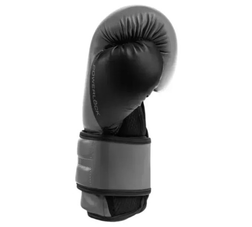 Боксерські рукавиці Everlast POWERLOCK 2R TRAINING GLOVE 16 унцій, сірі