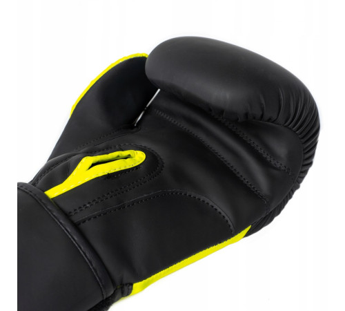 Рукавчки боксерські SPARTAN розмір 10 унцій, чорно-жовті