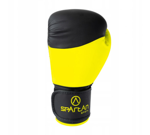 Рукавчки боксерські SPARTAN розмір 10 унцій, чорно-жовті