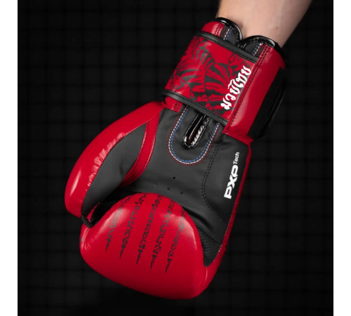 Рукавички боксерські з бинтами Phantom Muay Thai 12 унцій, червоні