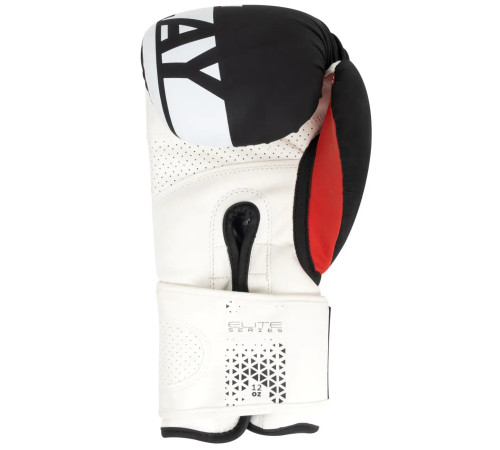 Рукавички боксерські PowerPlay 3086 Matt Challenger розмір 12 унцій, чорно-білі