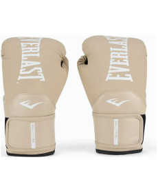 Боксерські рукавиці EVERLAST ELITE 2 BOXING GLOVES 16 унцій, бежевиі