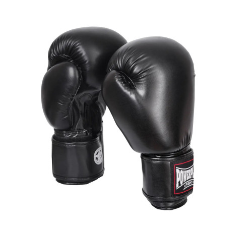 Рукавички боксерські PowerPlay 3004 Classic Чорні 14 унцій