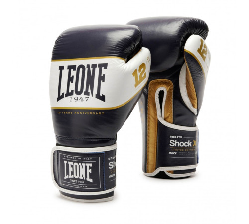 Рукавички боксерські Leone Shock X 12 унцій, різнокольоровий