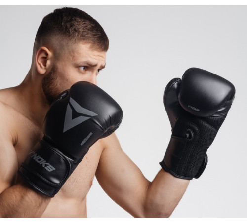 Рукавички боксерські V`Noks Primo Air 10 унцій, чорні