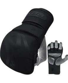 Тренувальні рукавиці для ММА RDX GRAPPLING GLOVES SHOOTER T-15 розмір XL, чорний