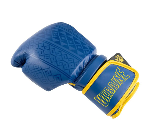 Рукавички боксерські PowerPlay 3021 Ukraine 8 унцій, синьо-жовті Рукавички боксерські PowerPlay 3021 Ukraine 8 унцій, синьо-жовті