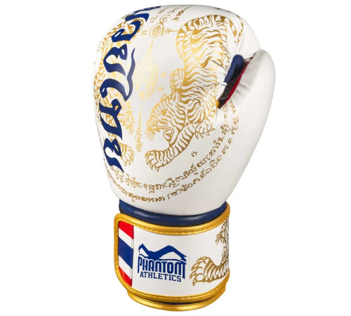 Рукавички боксерські з бинтами Phantom Muay Thai Limited Edition 12 унцій, золотисті