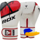 Рукавички боксерські з капою RDX F7 Ego розмір 14 унцій, біло-червоні