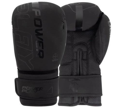 Рукавички боксерські PowerPlay 3024 Ultra Mat розмір 16 унцій, чорні