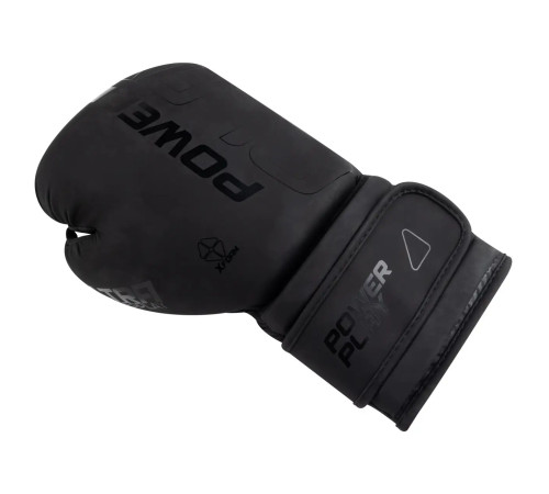 Рукавички боксерські PowerPlay 3024 Ultra Mat розмір 16 унцій, чорні