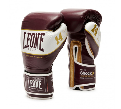 Рукавички боксерські Leone Shock X 12 унцій, різнокольорові