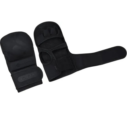 Тренувальні рукавиці ММА RDX GRAPPLING GLOVES SHOOTER T-15 розмір L, чорний
