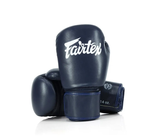 Рукавички боксерські з бинтами Fairtex Amateur BGV27 10 унцій, темно-сині