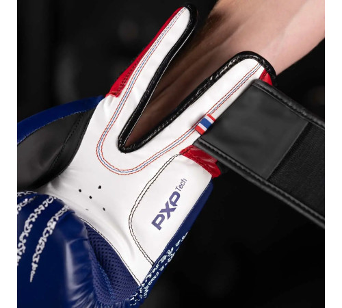 Рукавички боксерські з бинтами Phantom Muay Thai 14 унцій, сині