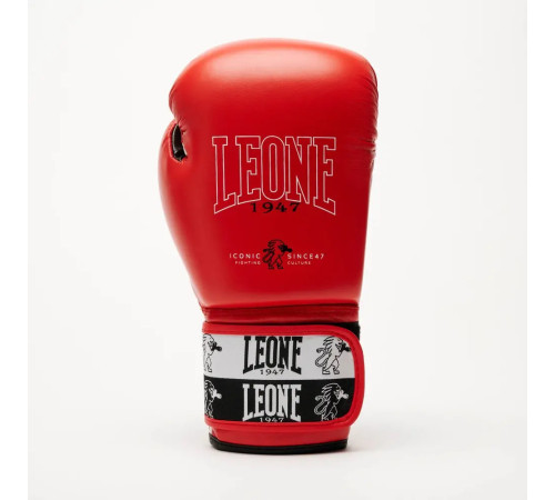 Рукавички боксерські з бинтами Leone GN208 ICONIC розмір 16 унцій, червоні