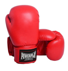 Рукавички боксерські PowerPlay 3004 Classic 10 унцій, червоні