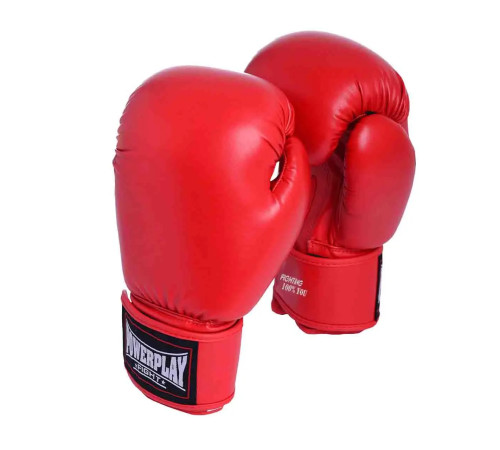 Рукавички боксерські PowerPlay 3004 Classic 10 унцій, червоні Рукавички боксерські PowerPlay 3004 Classic 10 унцій, червоні