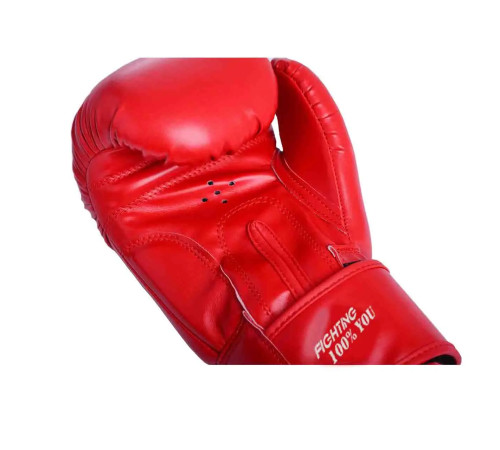 Рукавички боксерські PowerPlay 3004 Classic 10 унцій, червоні Рукавички боксерські PowerPlay 3004 Classic 10 унцій, червоні