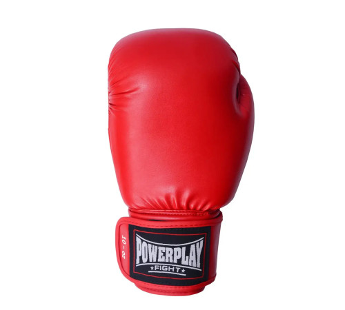 Рукавички боксерські PowerPlay 3004 Classic 10 унцій, червоні Рукавички боксерські PowerPlay 3004 Classic 10 унцій, червоні