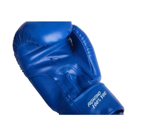 Рукавички боксерські PowerPlay 3004 Classic 10 унцій, сині Рукавички боксерські PowerPlay 3004 Classic 10 унцій, сині