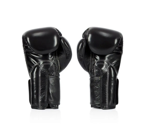 Рукавички боксерські з бинтами Fairtex Super Sparring BGV5 10 унцій, чорні