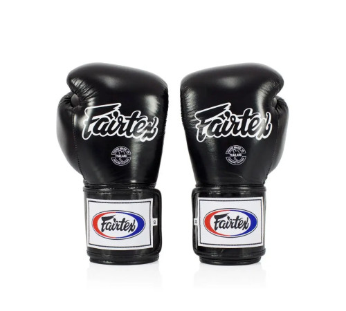 Рукавички боксерські з бинтами Fairtex Super Sparring BGV5 10 унцій, чорні