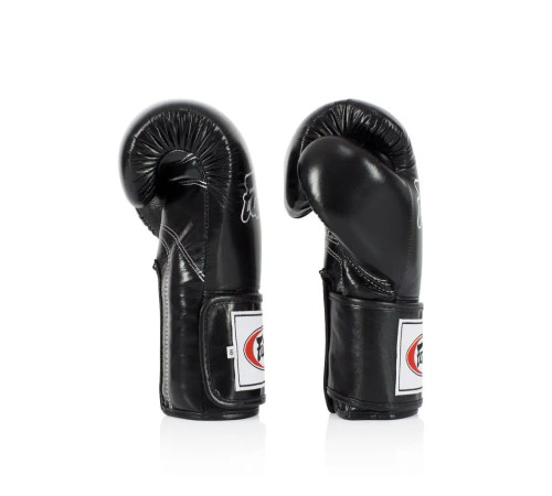 Рукавички боксерські з бинтами Fairtex Super Sparring BGV5 10 унцій, чорні