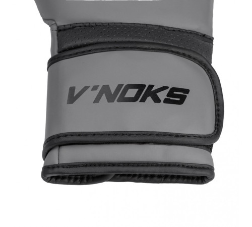 Рукавички боксерські V`Noks Ultima 12 унцій, сірі