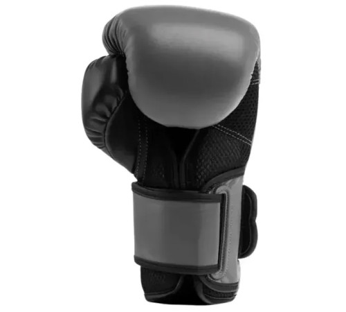 Боксерські рукавиці Everlast POWERLOCK 2R TRAINING GLOVE 14 унцій, сірі