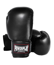 Рукавички боксерські PowerPlay 3004 Classic 10 унцій, чорні
