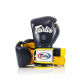 Рукавички боксерські з бинтами Fairtex Mexican BGV9 12 унцій, синьо-жовті