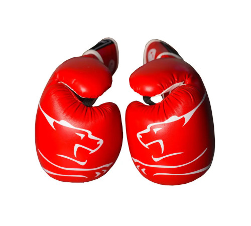 Рукавички боксерські PowerPlay 3018 Jaguar Червоні 14 унцій