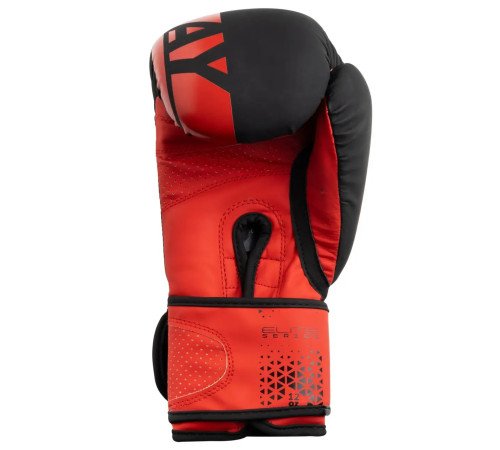 Рукавички боксерські PowerPlay 3086 Matt Challenger розмір 12 унцій, чорно-червоні