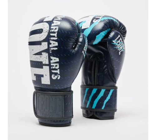 Рукавички боксерські Leone GN004 PRIMAL INSTINCT розмір 12 унцій, сині