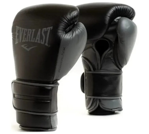 Боксерські рукавиці EVERLAST POWERLOCK 2 PRO TRAINING H&L GLOVE 16 унцій, чорні