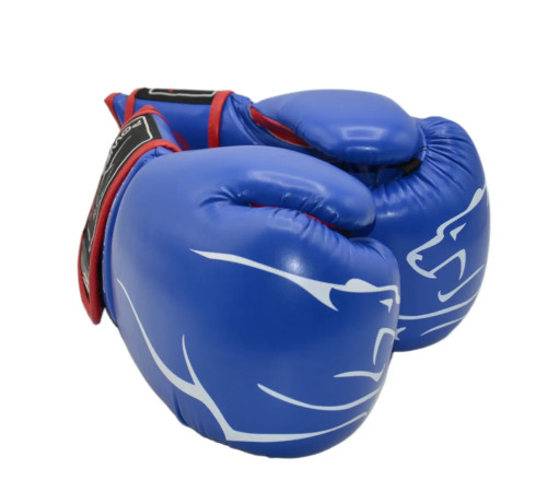 Рукавички боксерські PowerPlay 3018 Jaguar Сині 14 унцій