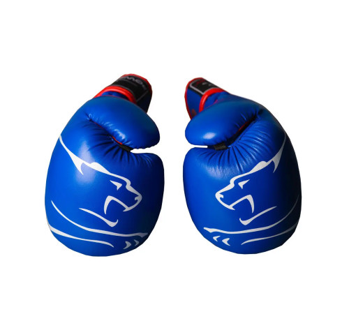 Рукавички боксерські PowerPlay 3018 Jaguar Сині 14 унцій