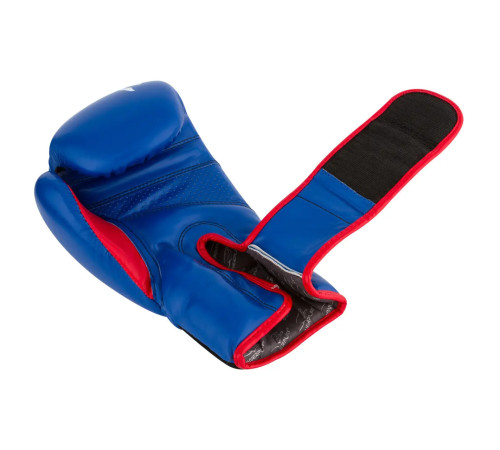 Рукавички боксерські PowerPlay 3018 Jaguar Сині 14 унцій
