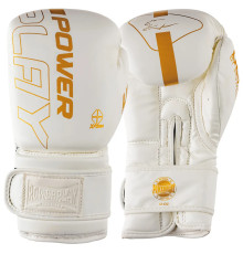 Рукавички боксерські PowerPlay 3089 Alpha розмір 16 унцій, білі