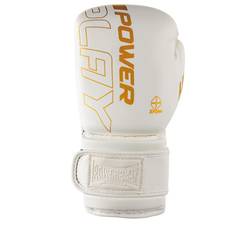 Рукавички боксерські PowerPlay 3089 Alpha розмір 16 унцій, білі